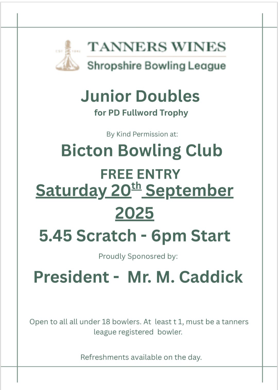 Junior Doubles